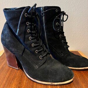 🖤 Kork-Ease Suede Lace-Up Boots – Size 11